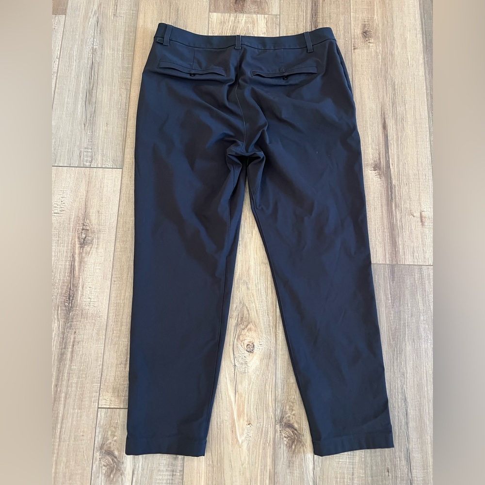 Lululemon ABC Slim-Fit Trousers Pants 33x30 *Warpstreme Black M5AQYS